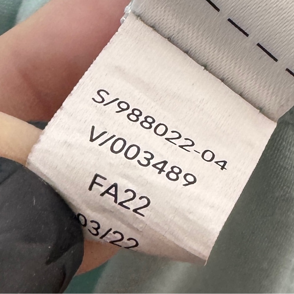 ATHLETA / Stratus II teal blue long sleeve scoop neck tee / 3X - Picture 6 of 8